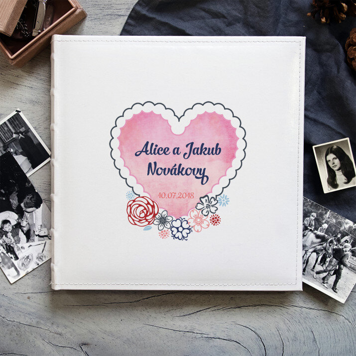 Srdce - Personalizované fotoalbum Srdce - Personalizované fotoalbum
