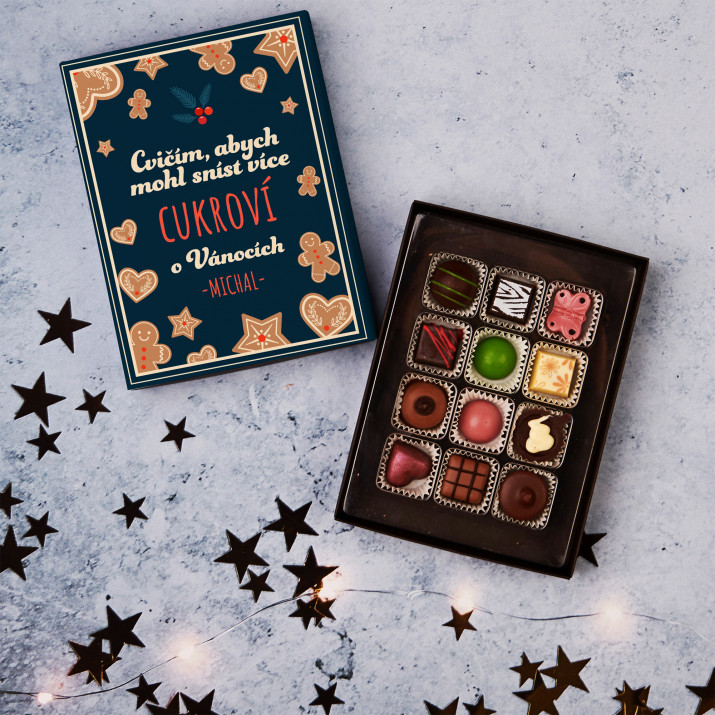 Cukroví o vánocích - Belgické čokoládové pralinky