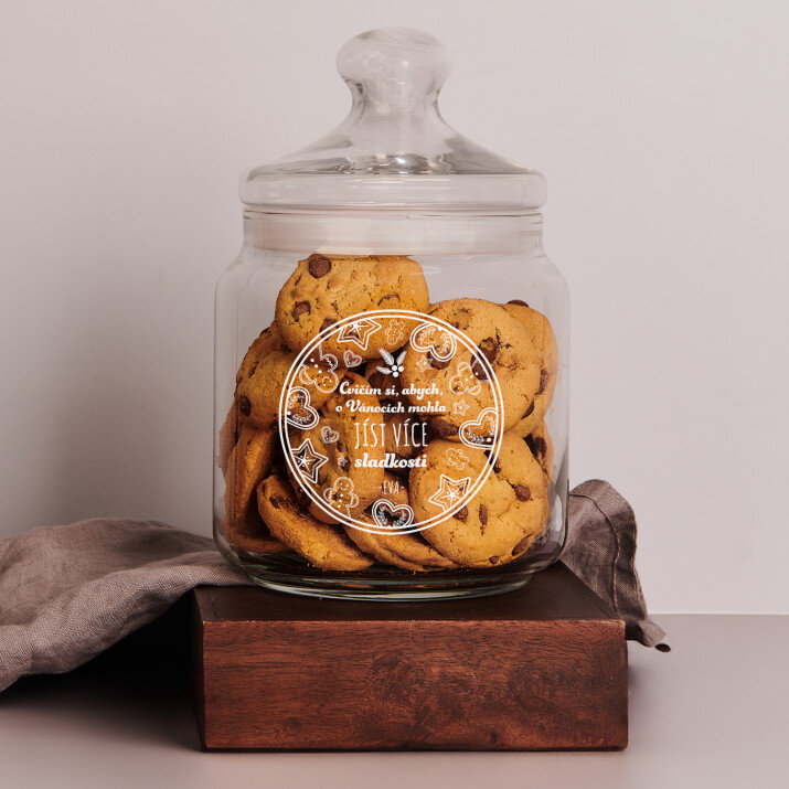 Vánoční sladkosti - Dóza na sušenky