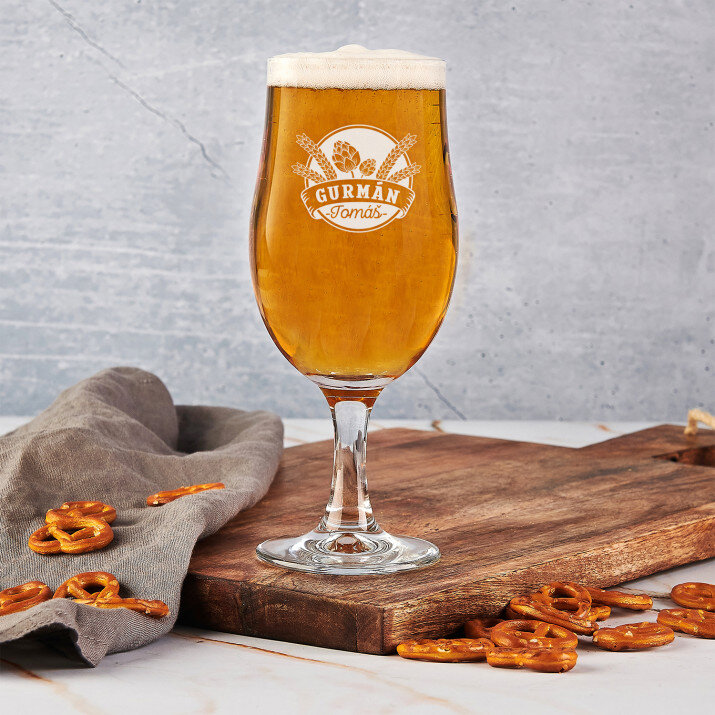 Gurmán – Sklenice na pivo na stopce Gurmán – Sklenice na pivo na stopce