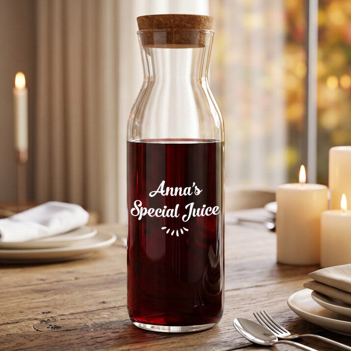 Special juice - Gravírovaná karafa