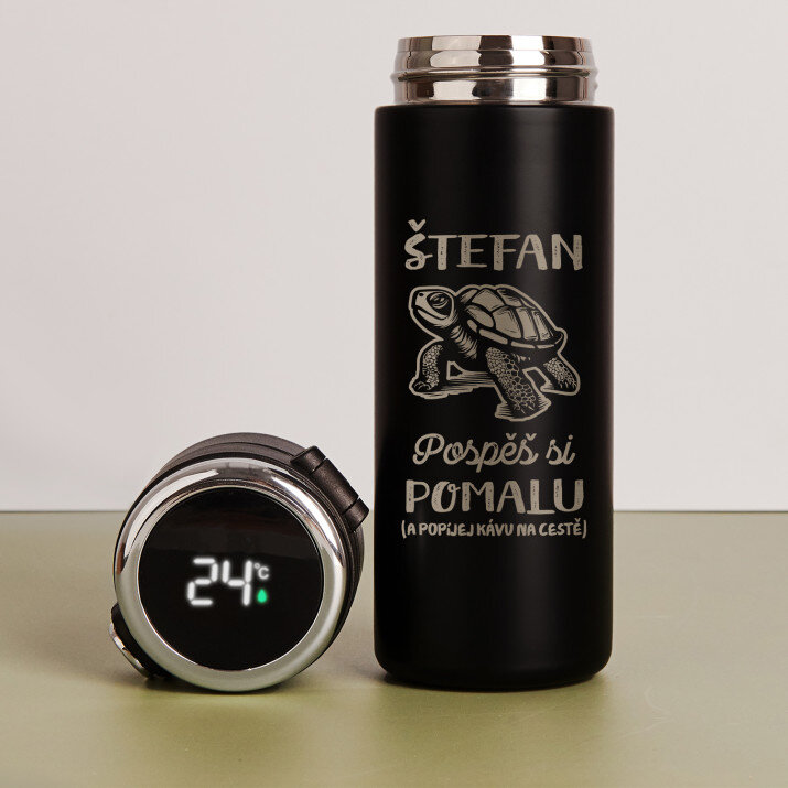 Pospěš si pomalu - LED termohrnek Pospěš si pomalu - LED termohrnek