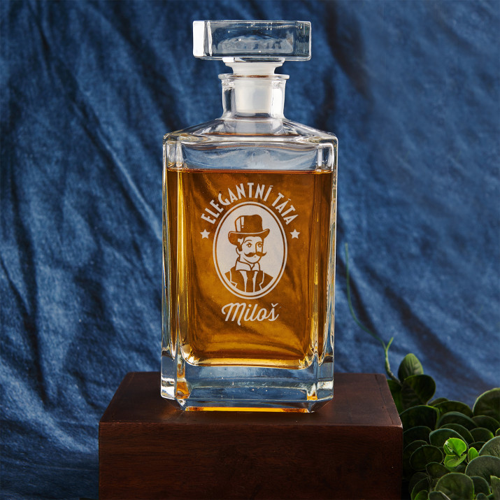 Stylový táta - Karafa na whisky 0,7l
