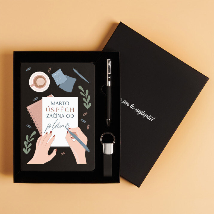 úspěch začíná od plánů - Sada se zápisníkem úspěch začíná od plánů - Sada se zápisníkem