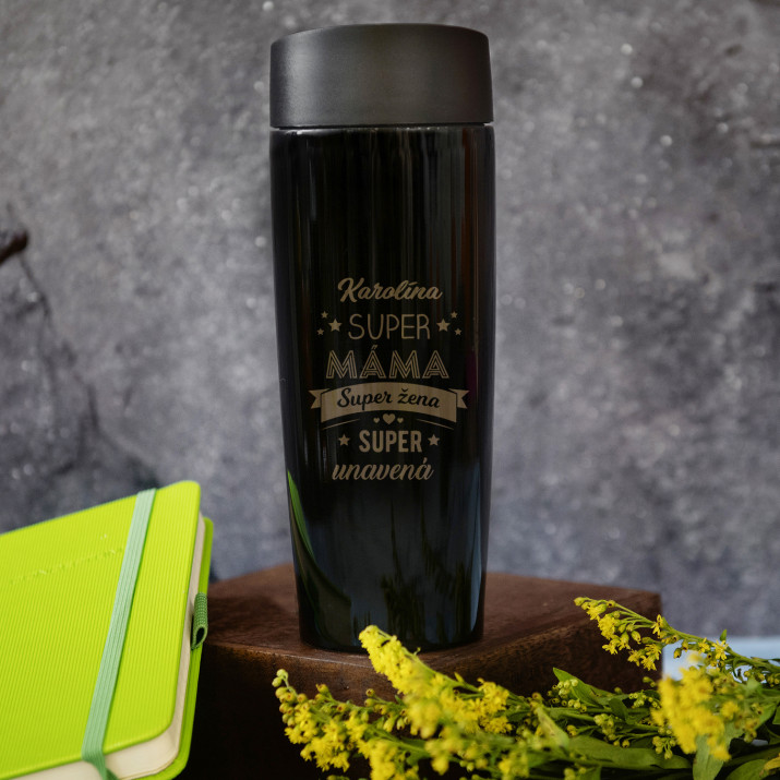 Super máma, super žena, super unavená - Termohrnek