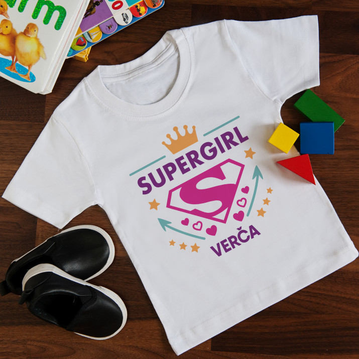 Supergirl - Dětské tričko s potiskem