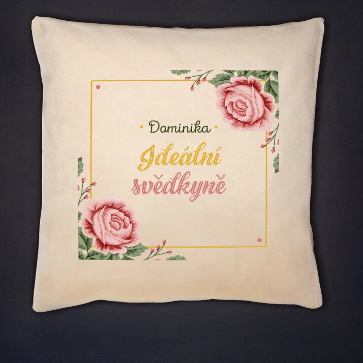 Ideální svědkyně - Polštář dekorační