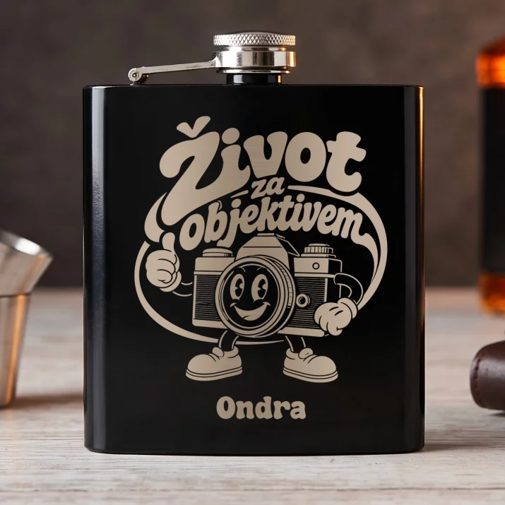 Placatka S Gravírováním Pro Fotografa Dárek Pro Muže: Život Za Objektivem
