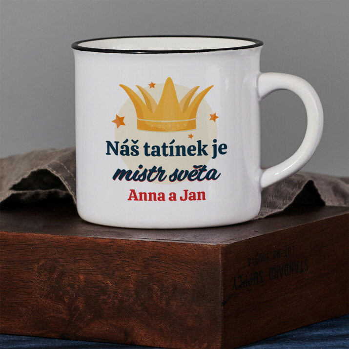 Táta mistr světa - Keramický hrnek