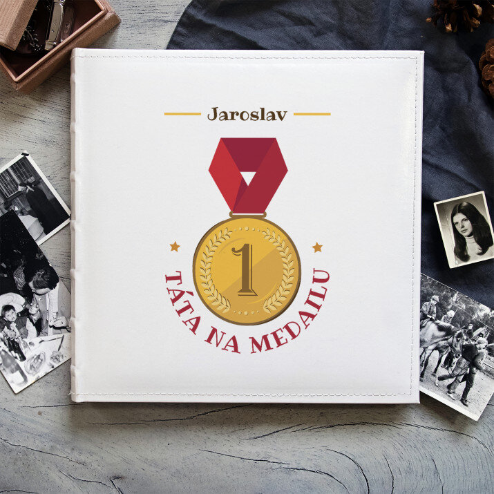 Táta na medailu - Personalizované fotoalbum Táta na medailu - Personalizované fotoalbum
