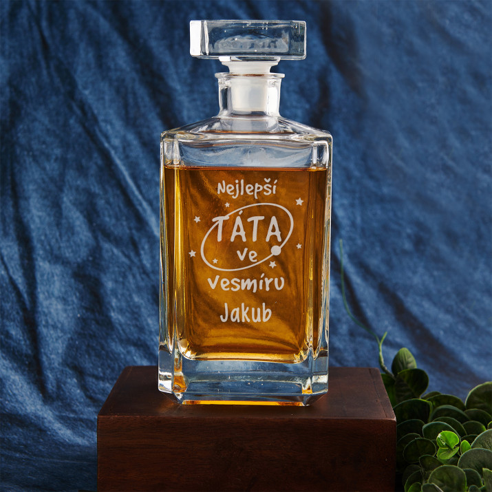 Táta světový šampion - Karafa na whisky 0,7l