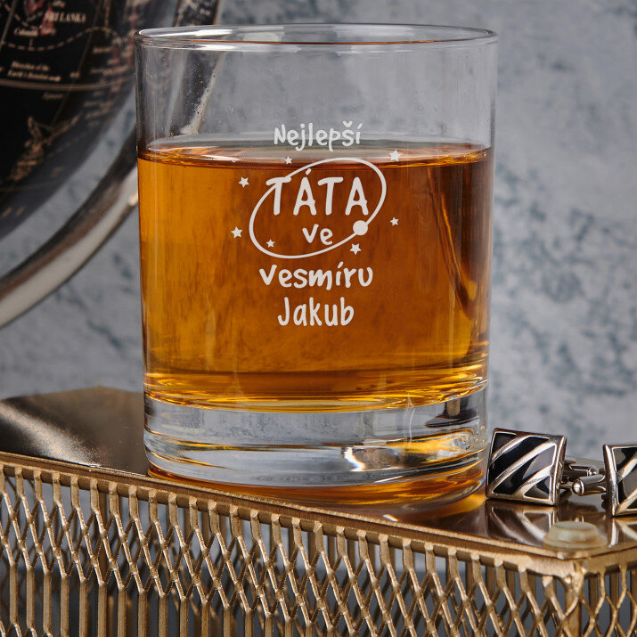 Táta ve vesmíru - Sklenice na whisky