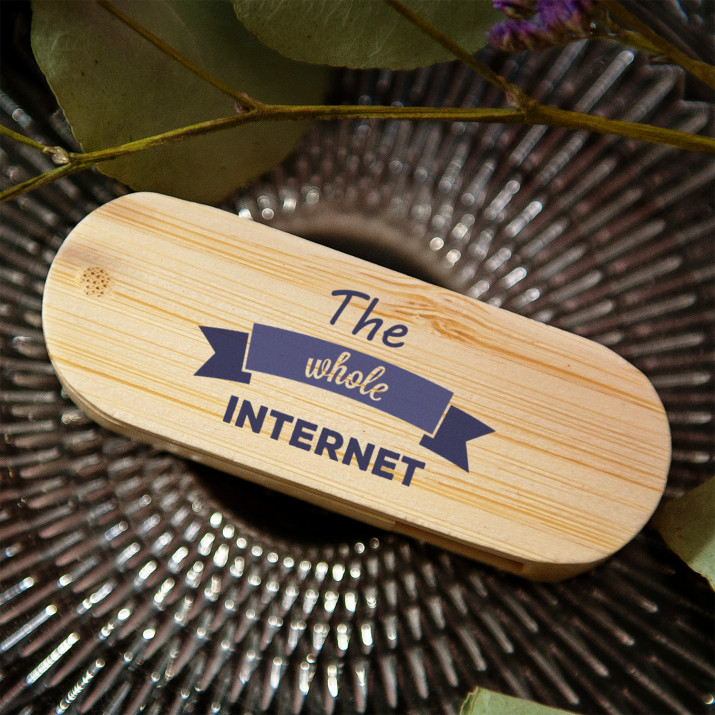 The whole internet - USB flash disk s potiskem