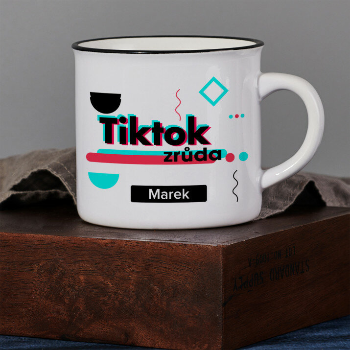 Tiktok zrůda - Keramický hrnek