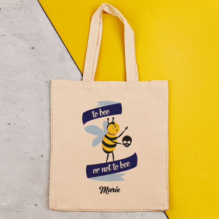 To bee or not to bee - Bavlněná taška s potiskem