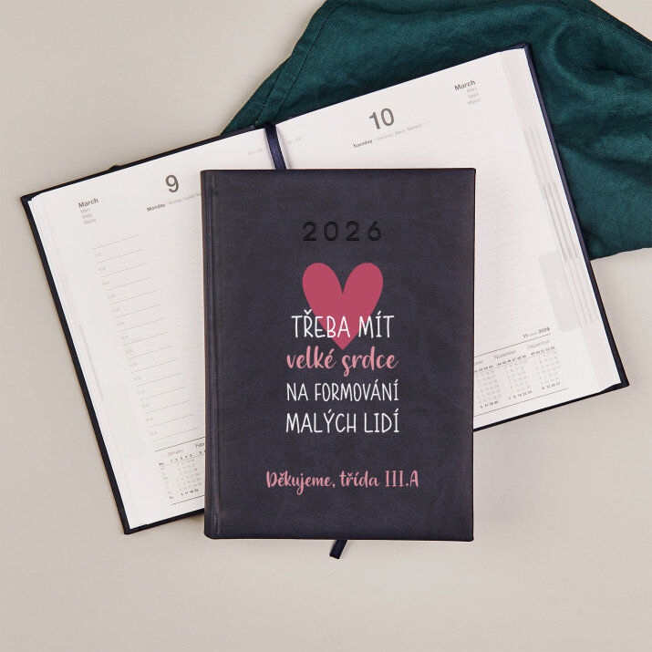 Třeba mít velké srdce na formování malých - Kalendář Třeba mít velké srdce na formování malých - Kalendář