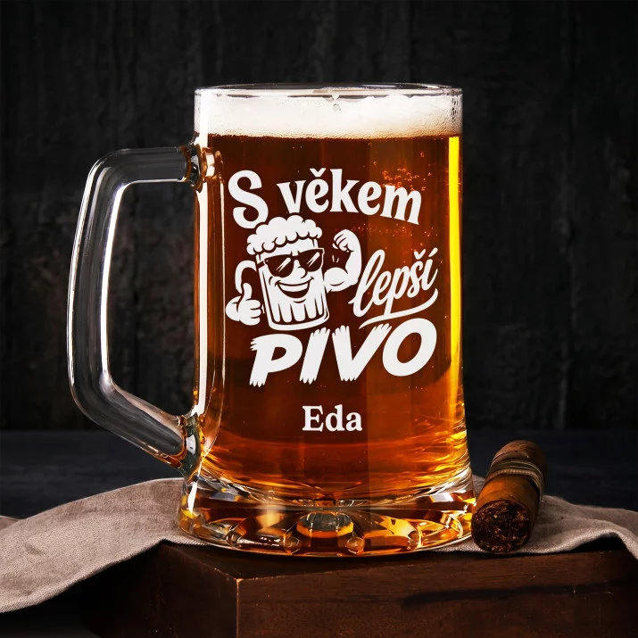 Půllitr Na Pivo Pro Seniora Dárek Pro Muže: Pivař V Letech Půllitr Na Pivo Pro Seniora Dárek Pro Muže: Pivař V Letech