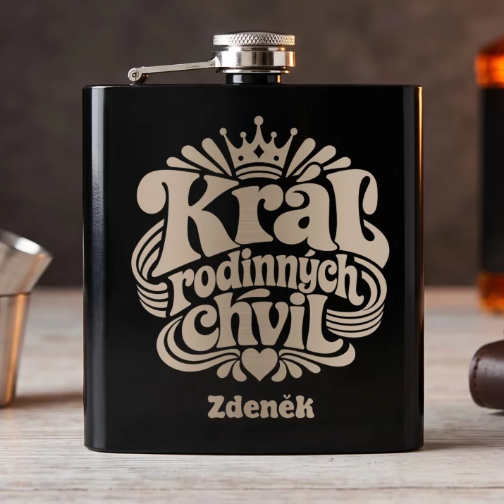 Placatka S Gravírováním Ke Dni Otců Dárek Pro Tatínka Muže: Král Rodinných Chvil