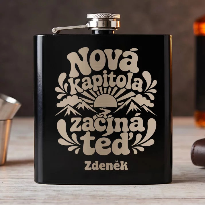 Placatka S Gravírováním K Ukončení Práce Dárek Pro Muže: Nová Kapitola Začíná Teď