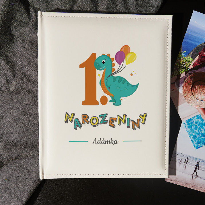 Narozeniny dinosaur - Personalizované fotoalbum