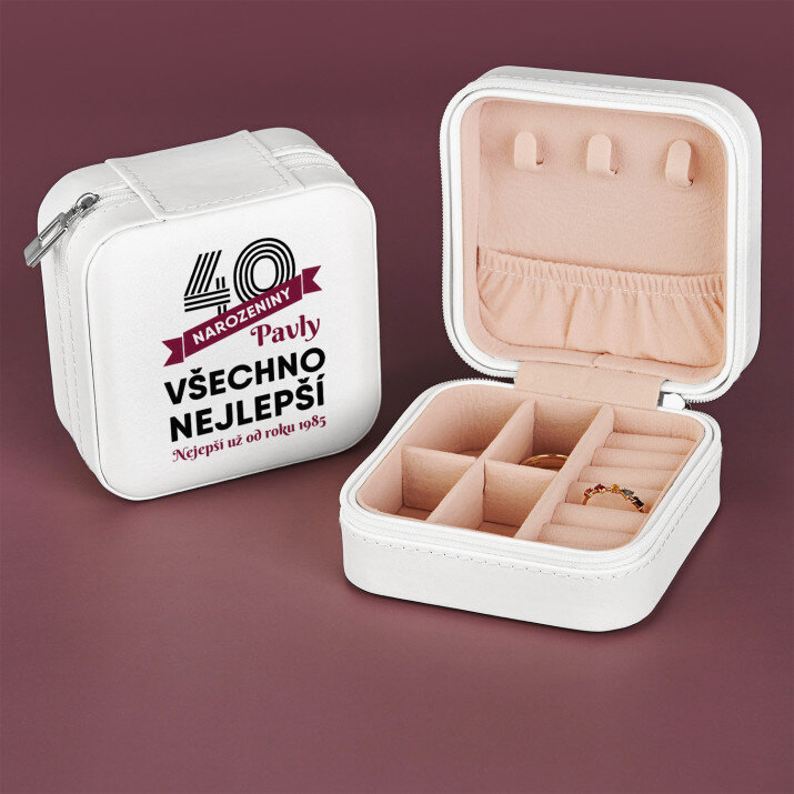 Narozeniny všechno nejlepší - Cestovní šperkovnice