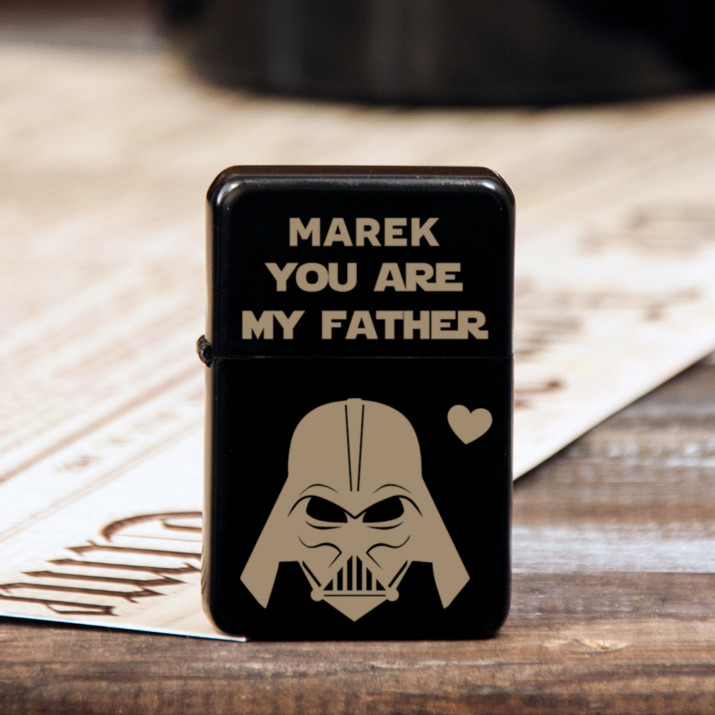 Vader Dad - Zapalovač s gravírováním