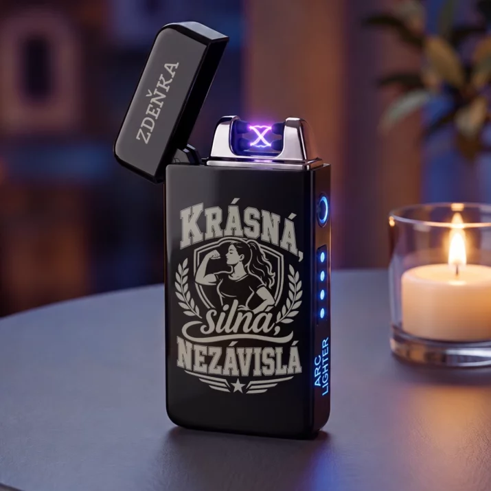 Personalizovaný Plazmový Zapalovač K 30 Narozeninám Dárek Pro 30Letou Ženu : Krásná, Silná, Nezávislá Personalizovaný Plazmový Zapalovač K 30 Narozeninám Dárek Pro 30Letou Ženu : Krásná, Silná, Nezávislá