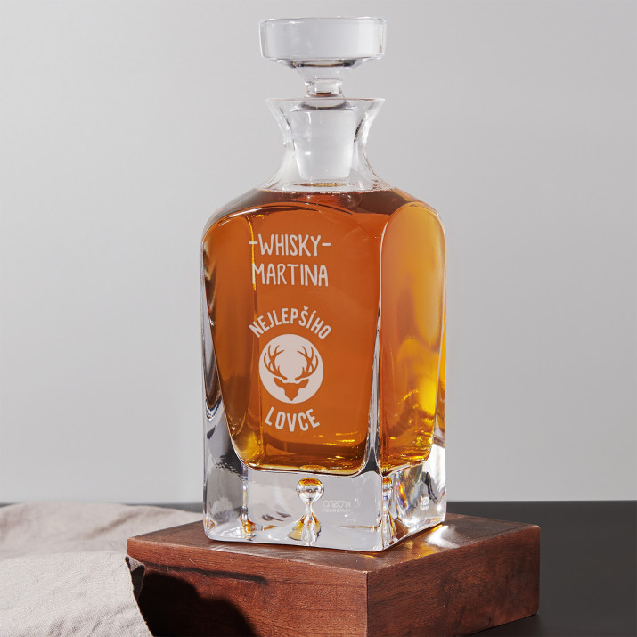 Whisky nejlepšího lovce - Karafa na whisky 1l