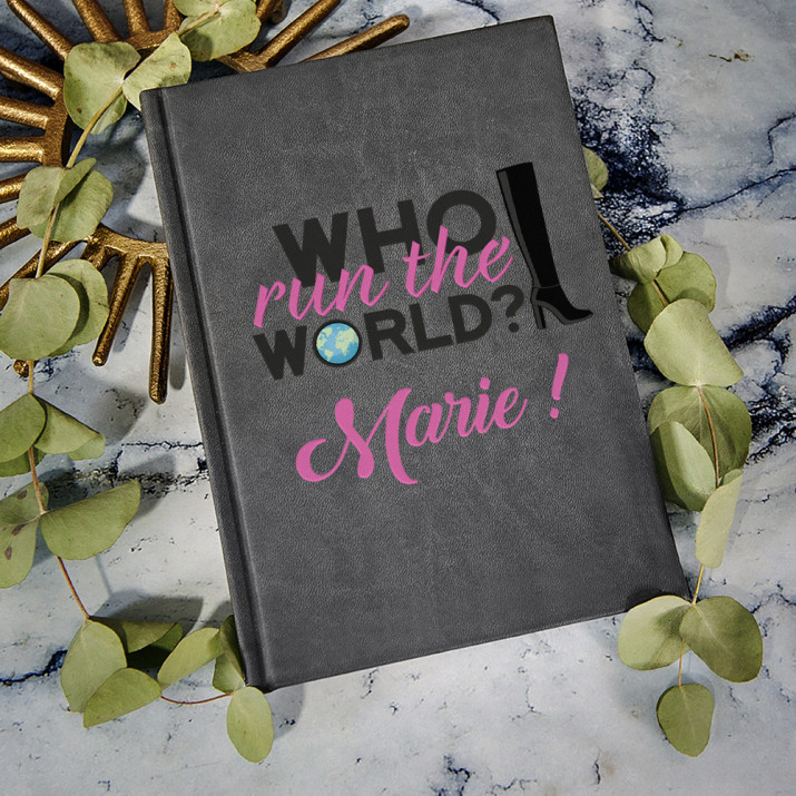 Who run the world - Zápisník A5 s potiskem