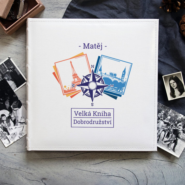 Velká kniha dobrodružství - Personalizované fotoalbum Velká kniha dobrodružství - Personalizované fotoalbum