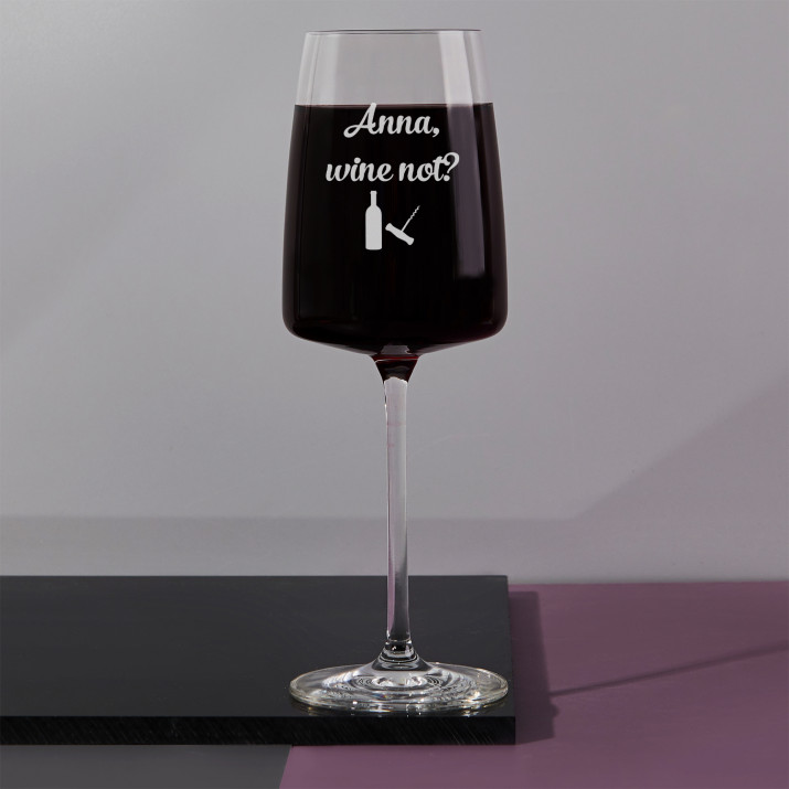 Wine not - Křišťálová sklenice na víno