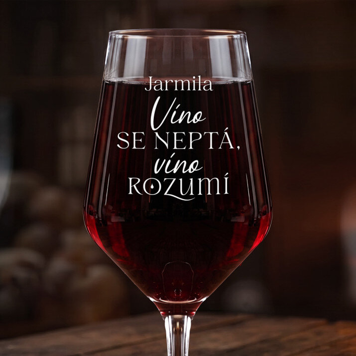 Víno rozumí - Velká sklenice na víno
