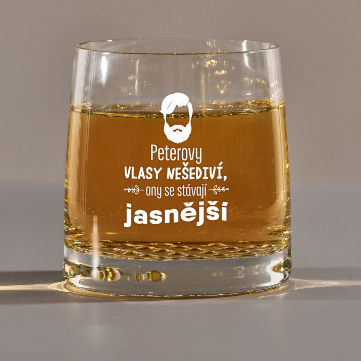 Vlasy nešediví - Sklenice na whisky