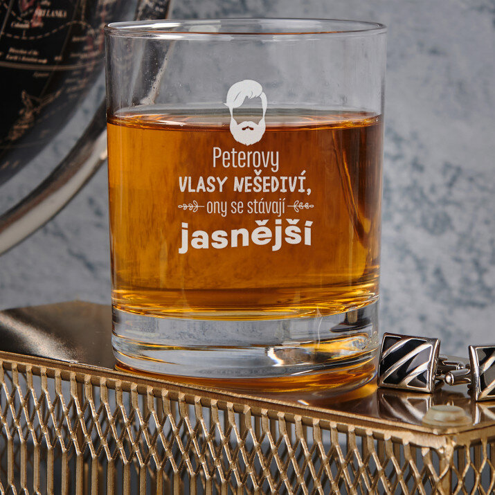 Vlasy nešediví - Sklenice na whisky Vlasy nešediví - Sklenice na whisky