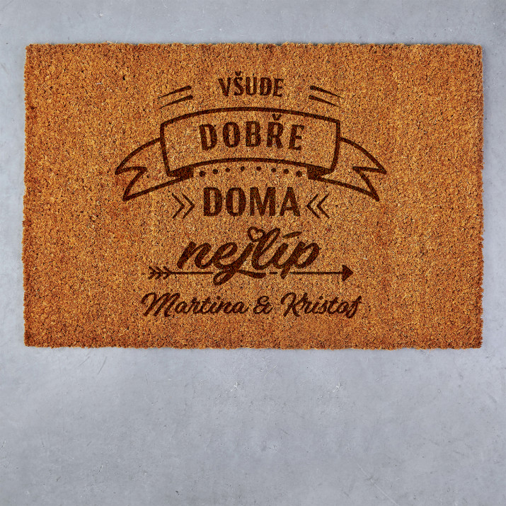 Všude dobře, doma nejlíp - Kokosová rohožka