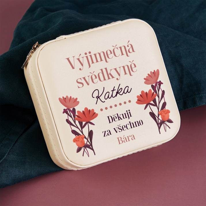 Výjimečná svědkyně - Cestovní šperkovnice