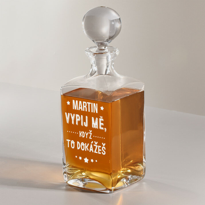 Vypij mě - Karafa na whisky 1l