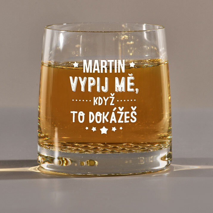 Vypij mě - Sklenice na whisky