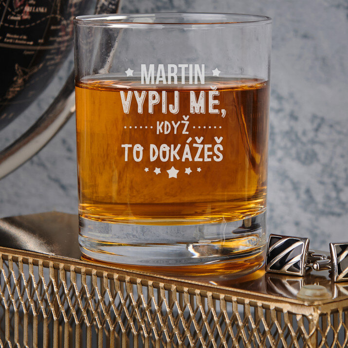 Vypij mě - Sklenice na whisky Vypij mě - Sklenice na whisky