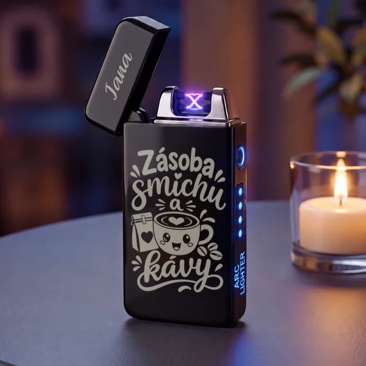 Personalizovaný Plazmový Zapalovač Pod Stromeček Dárek Pro Ženu: Zásoba Smíchu A Kávy
