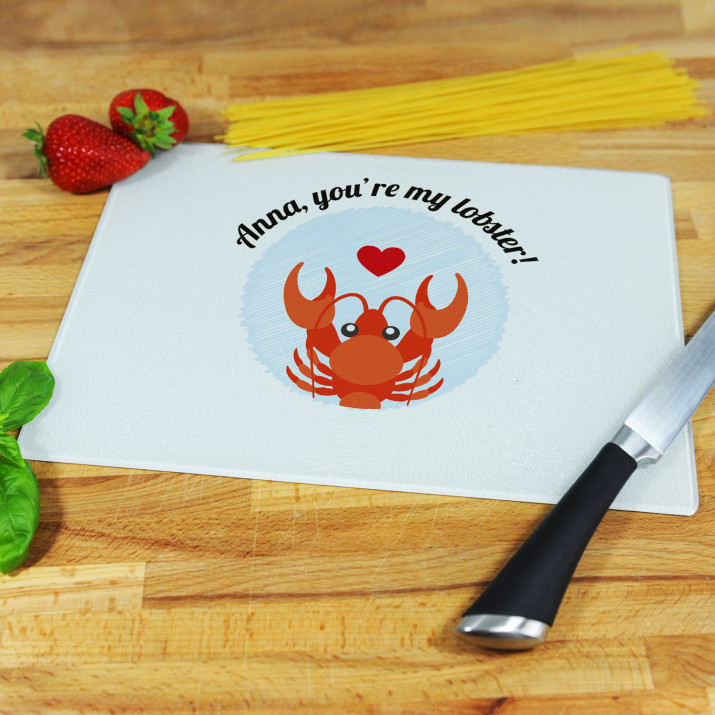 You`re my lobster! - Skleněné prkénko