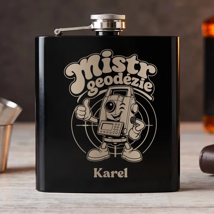 Placatka S Gravírováním Pro Geodeta Dárek Pro Muže: Mistr Geodézie Placatka S Gravírováním Pro Geodeta Dárek Pro Muže: Mistr Geodézie