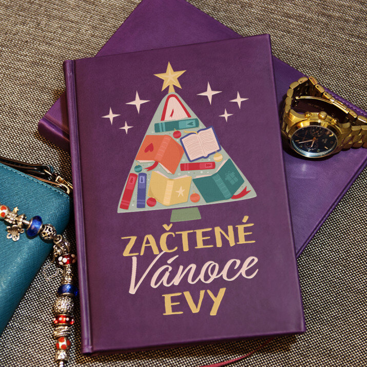 Začtené Vánoce - Zápisník A5 s potiskem