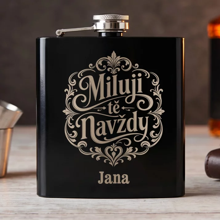 Placatka S Gravírováním Pro Manželku Dárek K Výročí Svatby Pro Ženu: Miluji Tě Navždy