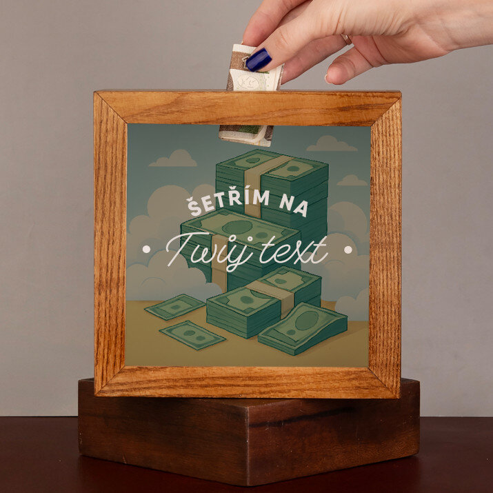 Šetřím na - Dřevěné prasátko