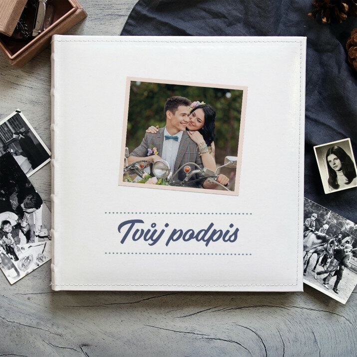 Fotografie + podpis - Personalizované fotoalbum