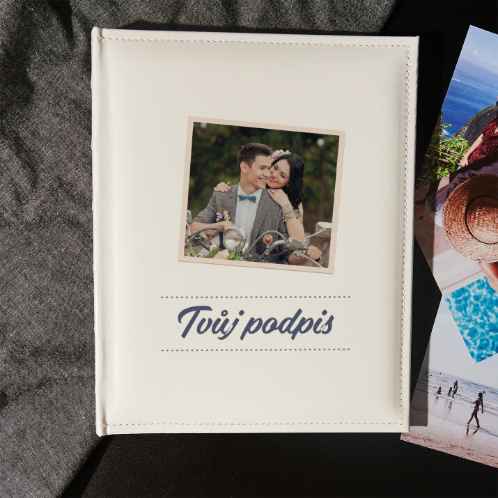 Fotografie + podpis - Personalizované fotoalbum