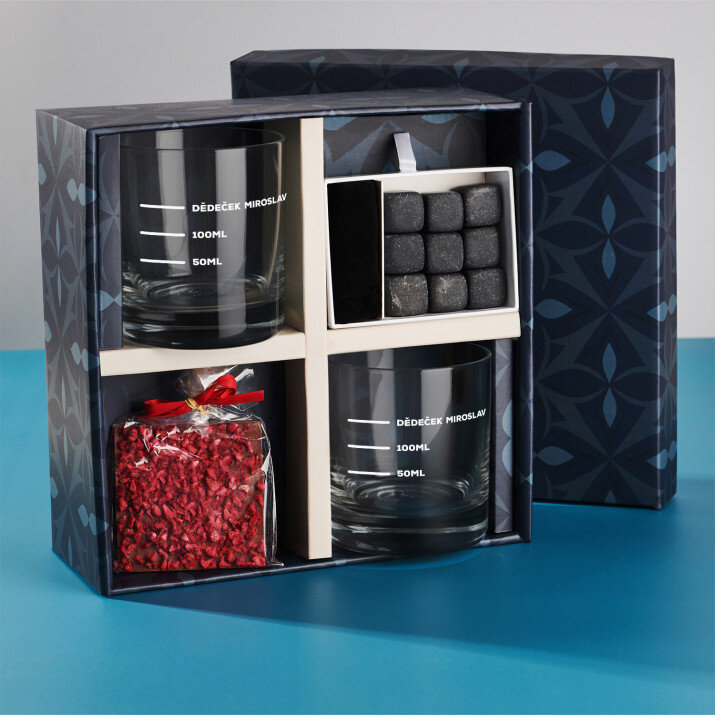 Dárková sada se sklenicemi na whisky - Pro dědečka Dárková sada se sklenicemi na whisky - Pro dědečka