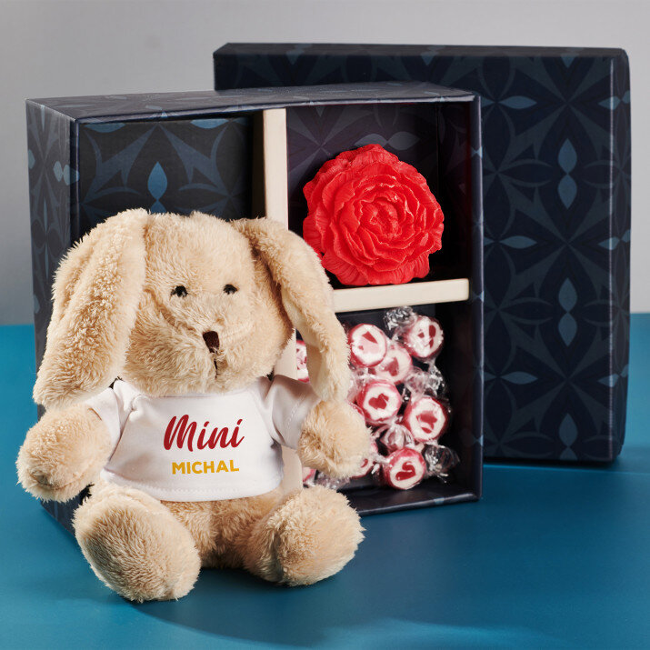 Dárková sada s plyšákem - k Valentýnu 2