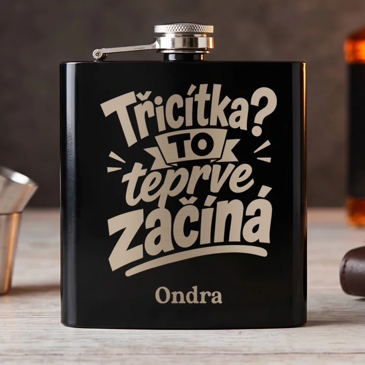 Placatka S Gravírováním K 30 Narozeninám Dárek Pro 30Letého Muže : Třicítka? To Teprve Placatka S Gravírováním K 30 Narozeninám Dárek Pro 30Letého Muže : Třicítka? To Teprve